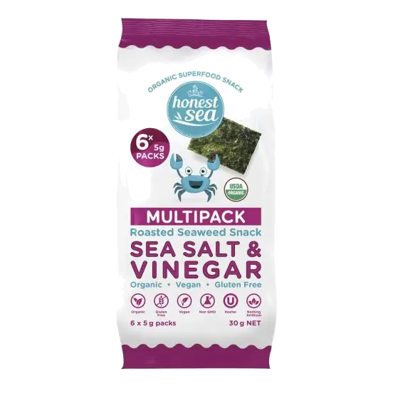 Seaweed Sea Salt & Vinegar Multipack 6x5g