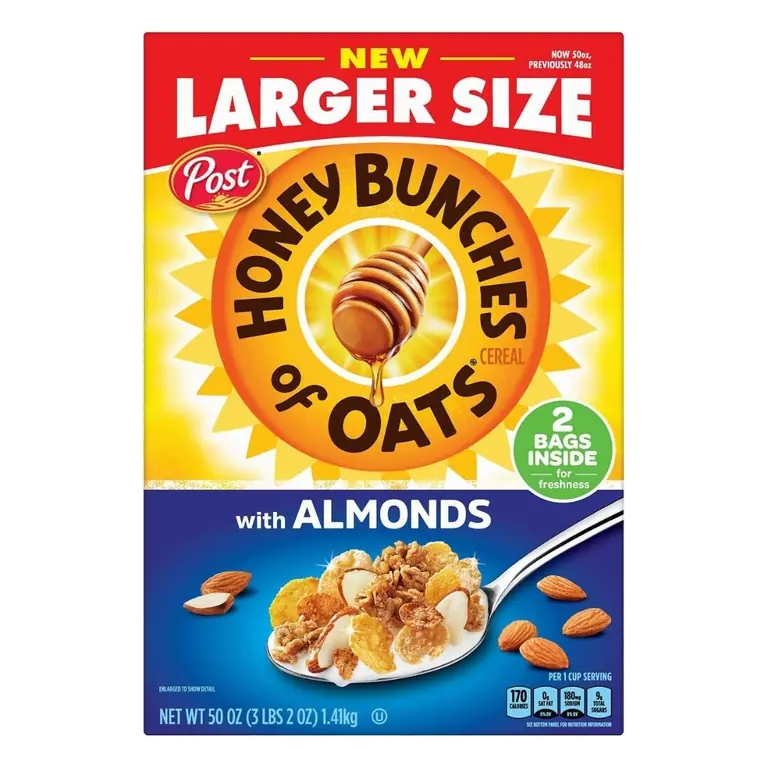 Sweetened Cereal with Almonds, Oats and Honey