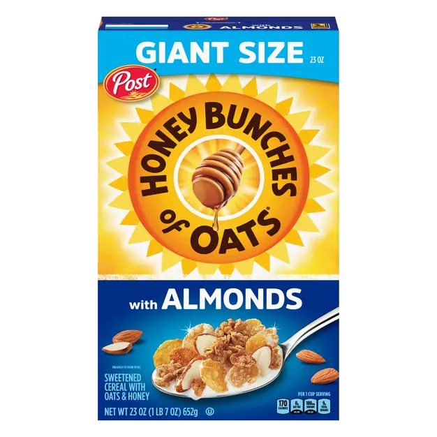 with Almonds Cereal Giant Size
