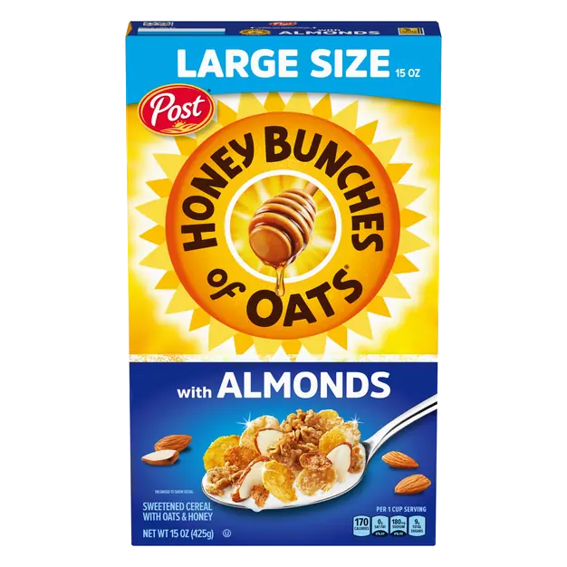 with Almonds Cereal Large Size
