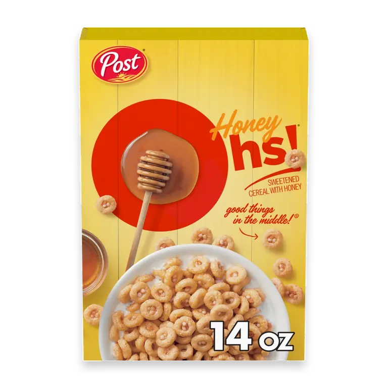 Sweetened Breakfast Cereal with Honey Cereal - 14 oz
