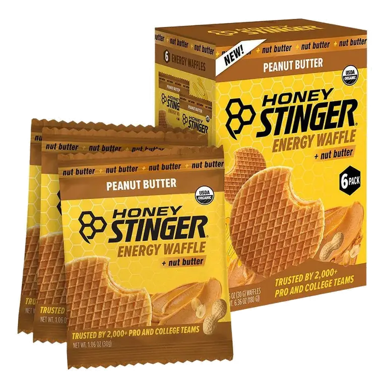 Honey Stinger Peanut Butter Energy Bar, 1.31 oz/6 pk