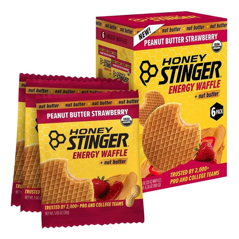 Honey Stinger Strawberry/Peanut Butter Energy Bar, 1.31 oz/6 pk