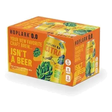 Hoplark 0.0 Citra Non-Alcoholic Hop Water, 6pk/12 fl oz Cans