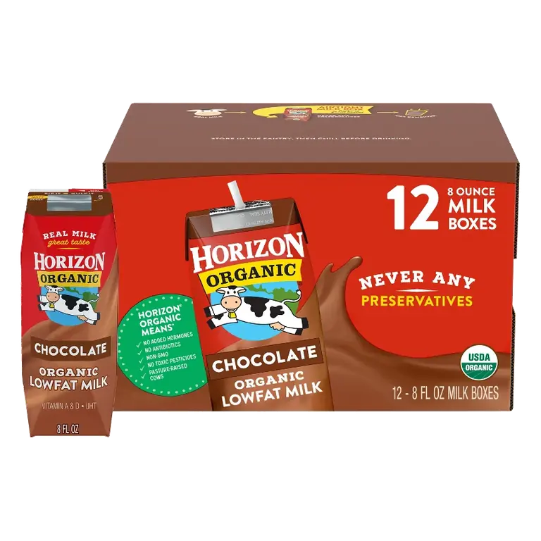 Horizon Organic 1% Chocolate Milk - 8 fl oz/12pk - Boxes