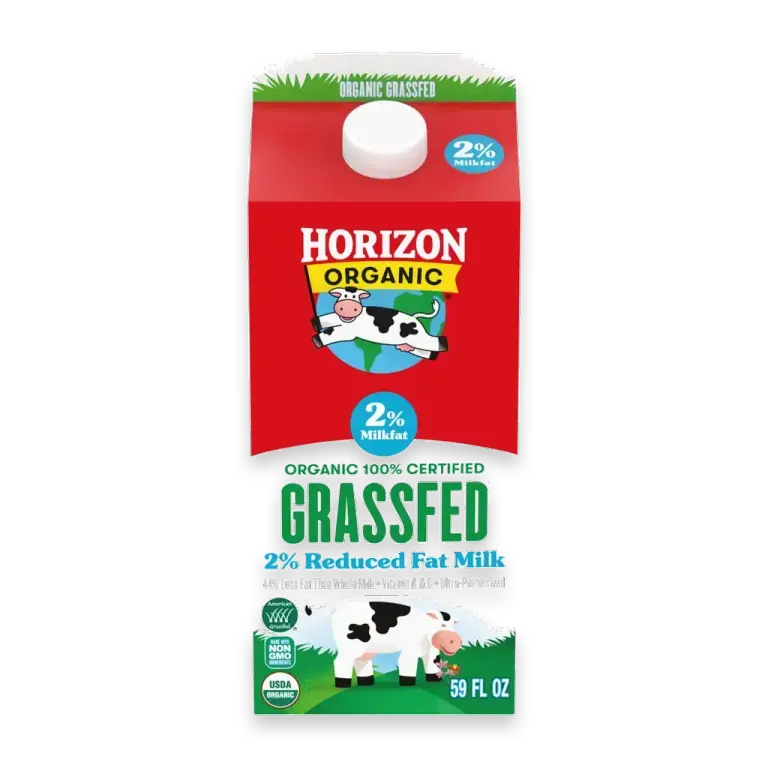 Grassfed 2 Percent Milk - Reduced Fat Milk