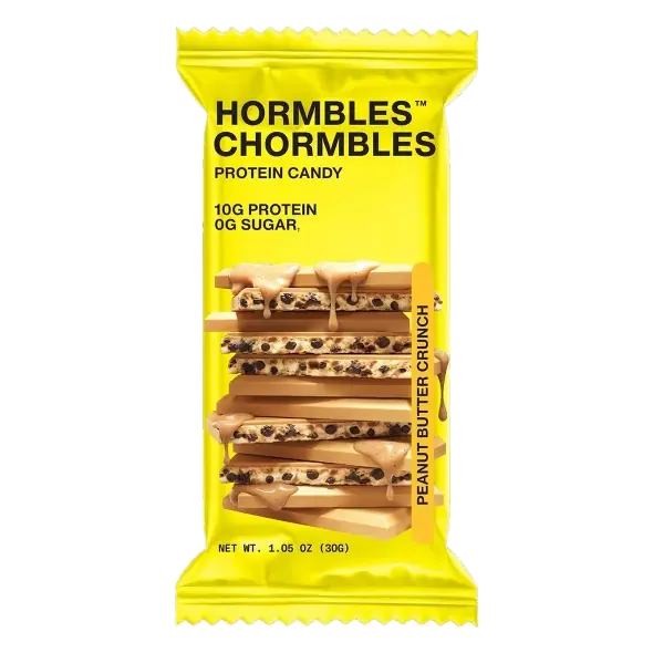 Hormbles Chormbles Peanut Butter Crunch Chocolate Protein Candy Bar, 1.05oz
