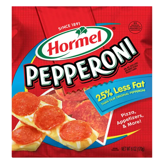 25% Less Fat Pepperoni Slices