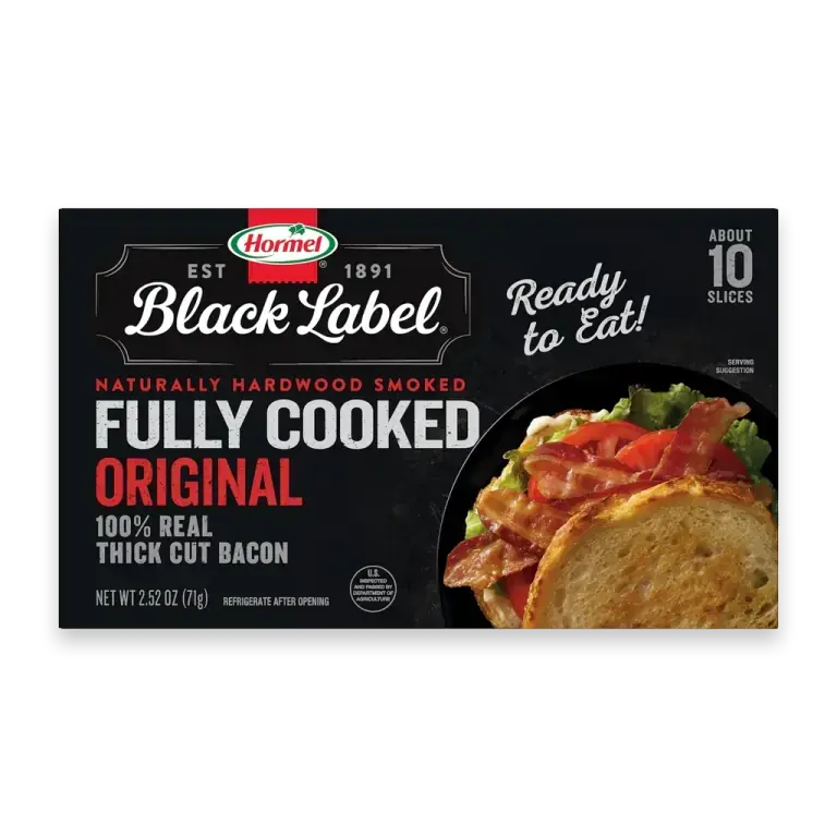 Black Label Bacon Fully Cooked Bacon