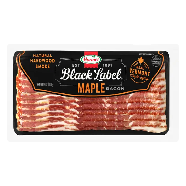 Black Label Hardwood Smoked Maple Bacon Sliced