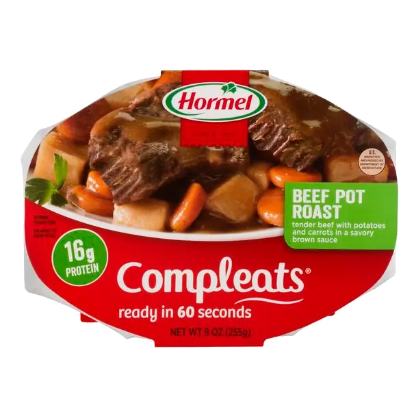 Compleats Beef Pot Roast w/Potatoes & Carrots in Gravy Microwavable
