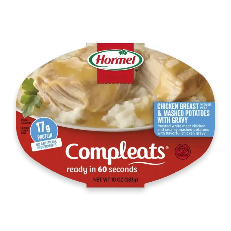 Compleats Chicken Breast & Gravy with Mashed Potatoes Microwave Meal