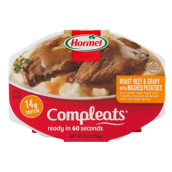 Compleats Roast Beef & Gravy with Mashed Potatoes