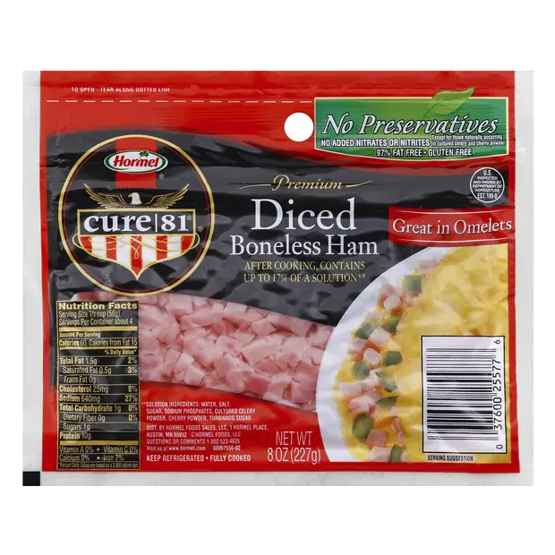 HORMEL CURE 81 Diced Ham Classic , 8 OZ