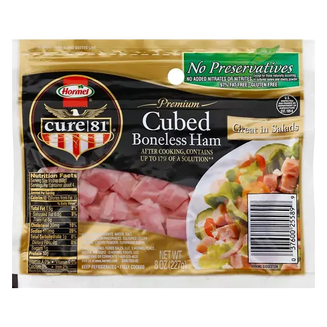 Cure 81 Ham, Boneless, Cubed