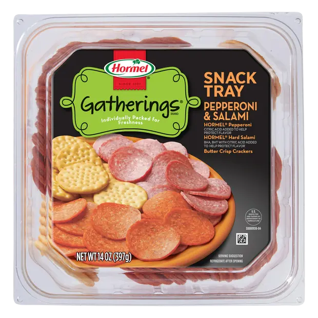 Gatherings Pepperoni & Salami Snack Tray