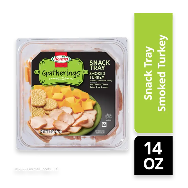 Gatherings Smoked Turkey with Cheese and Crackers Deli Snack Tray