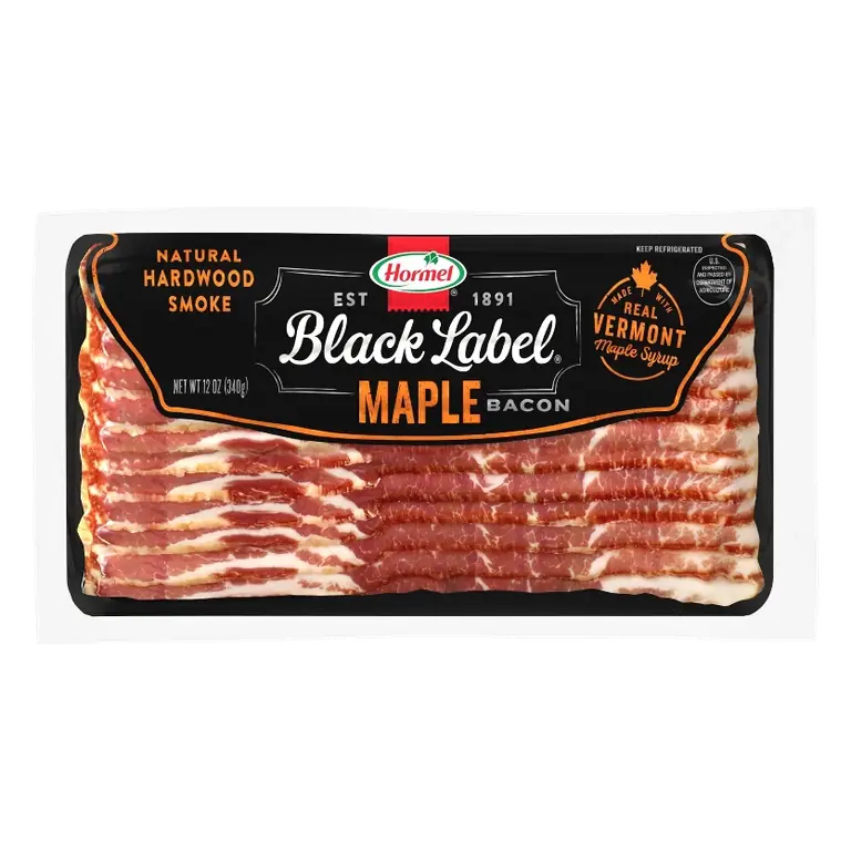 Hormel Black Label Maple Bacon, 12oz: Pork