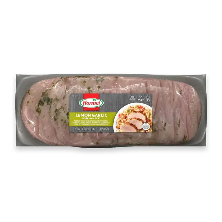 Lemon Garlic Pork Loin Filet