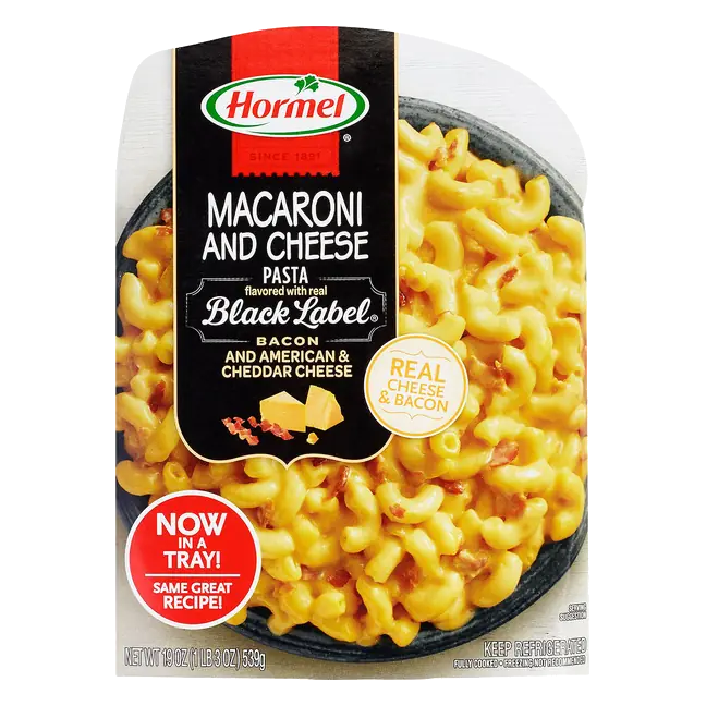 HORMEL Macaroni and Cheese Pasta Flavored with HORMEL BLACK LABEL Bacon, 19 OZ