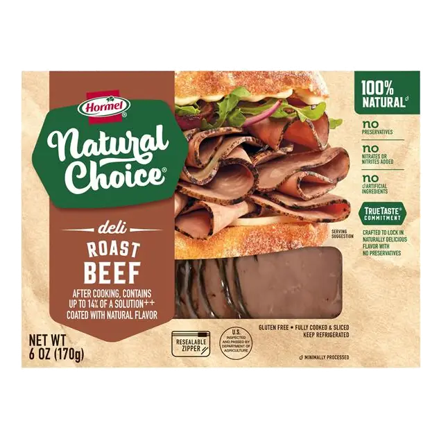 HORMEL NATURAL CHOICE Deli Roast Beef, 6 OZ