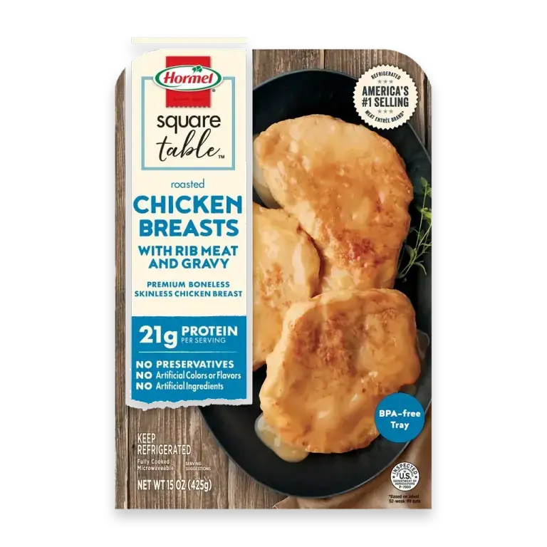 Roasted Chicken Breasts & Gravy