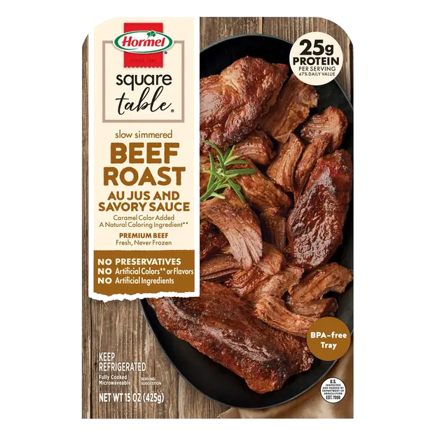 Simple Ideas Slow Simmered Roast Beef Au Jus Refrigerated