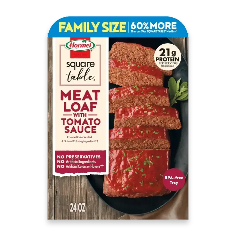 SQUARE TABLE Meatloaf 24 oz