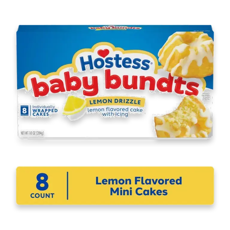 Baby Bundts, Lemon Drizzle Flavored Mini Cakes
