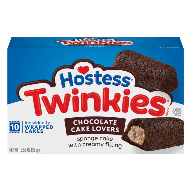 Chocolate Lovers Twinkies Snack Cakes - 10 ct
