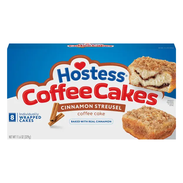 Cinnamon Streusel Coffee Cakes - 8 ct