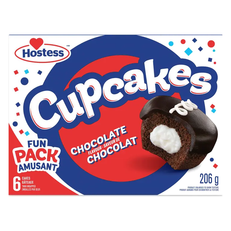 Cupcake Chocolate 6 Pack 206 g