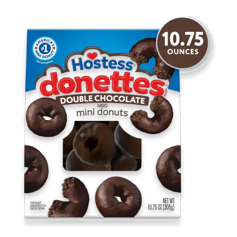 Donettes, Double Chocolate Naturally Flavored Mini Donuts