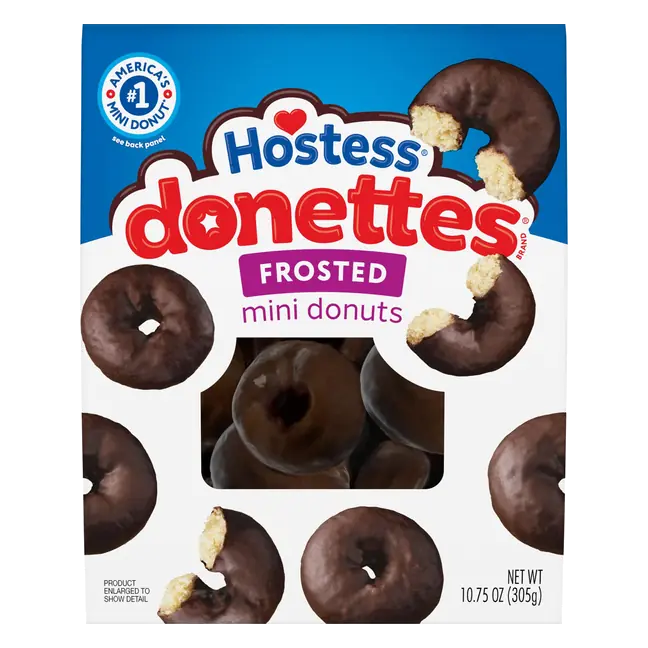 Donettes Mini Chocolate Frosted Donuts