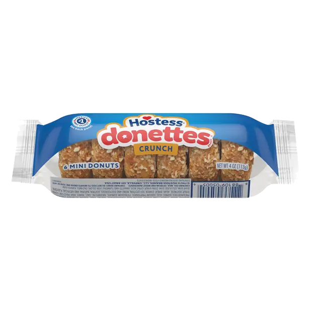 Donettes Mini Crunch Donuts - 6 ct