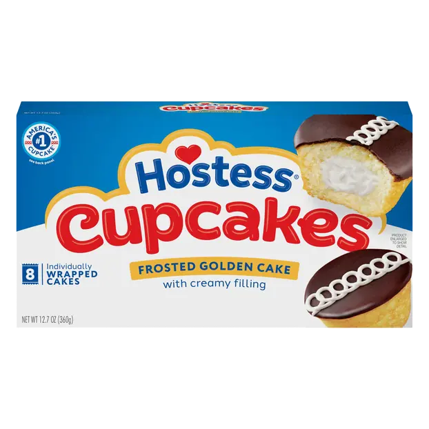 Golden Cupcakes - 8 ct