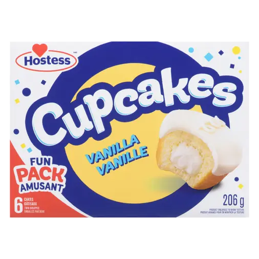 Cupcake Vanilla 6 Pack 206 g