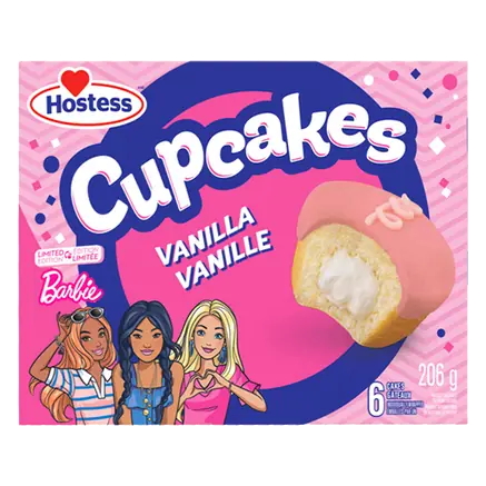 Cupcakes Barbie Vanilla 206 g