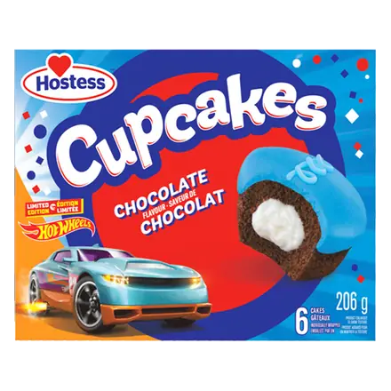 Cupcakes Hot Wheels Chocolate 206 g