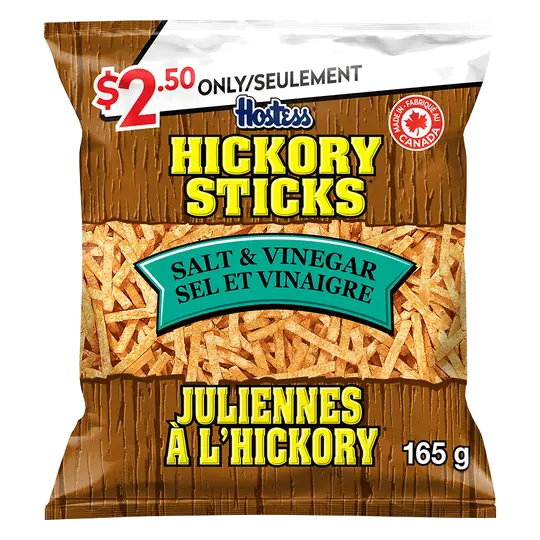Hickory Potato Sticks Salt & Vinegar 165 g