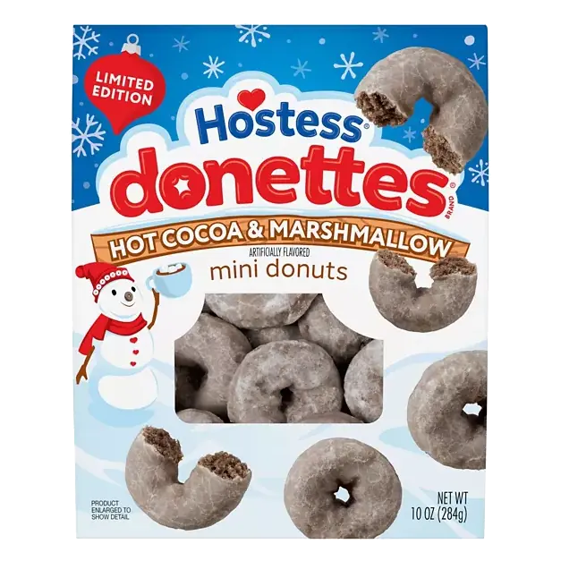 Hot Cocoa & Marshmallow Donettes