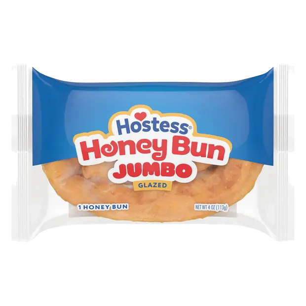 Jumbo Glazed Honey Bun