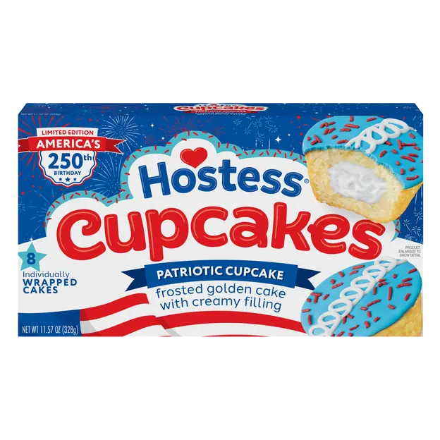 Patriotic Cupcakes - 8 ct