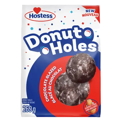 Peanut-Free Donut Pops Chocolate Glazed 269 g