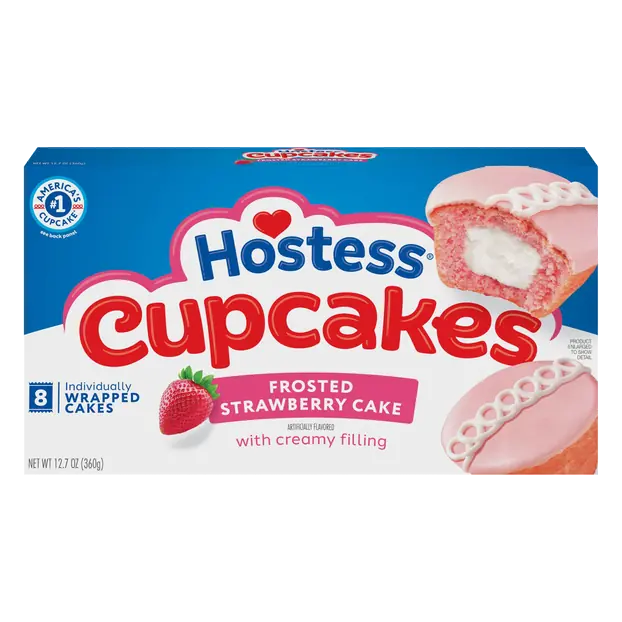Strawberry Cupakes - 8 ct