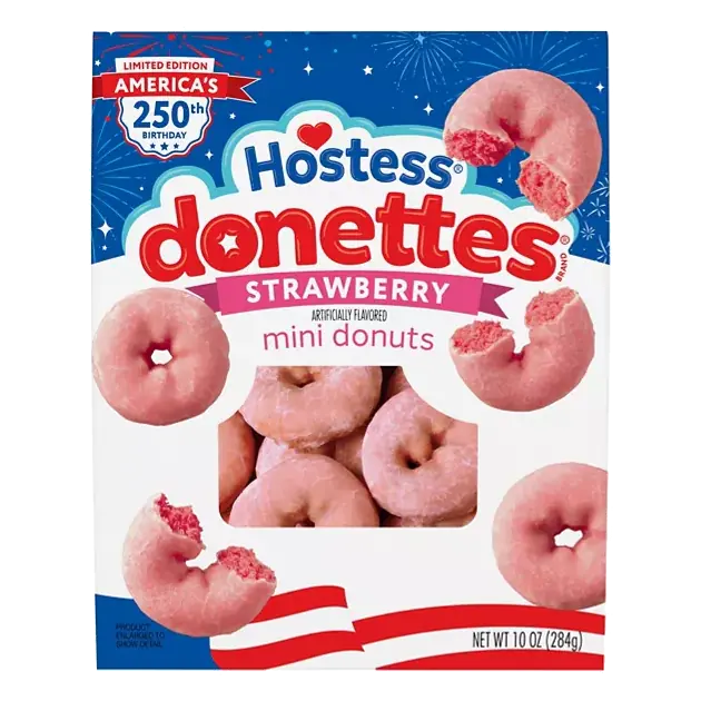 Strawberry Mini Donettes