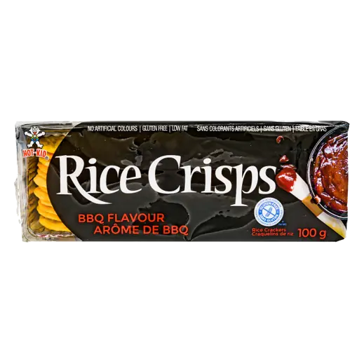 Gluten-Free Rice Crisps Barbeque 100 g