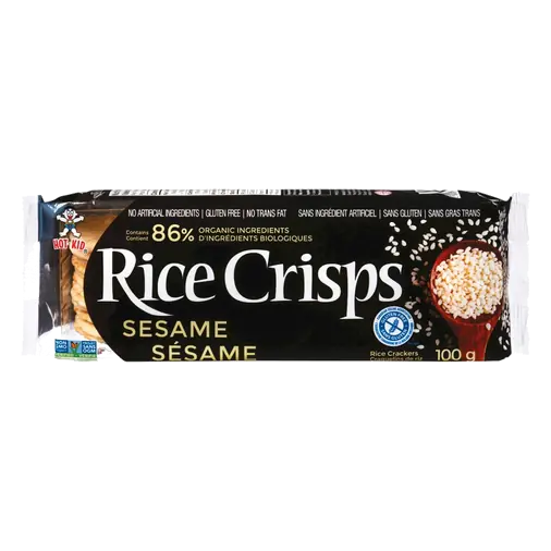 Gluten-Free Rice Crisps Sesame 100 g