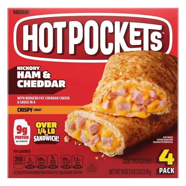 Crispy Crust Hickory Ham & Cheddar Sandwiches