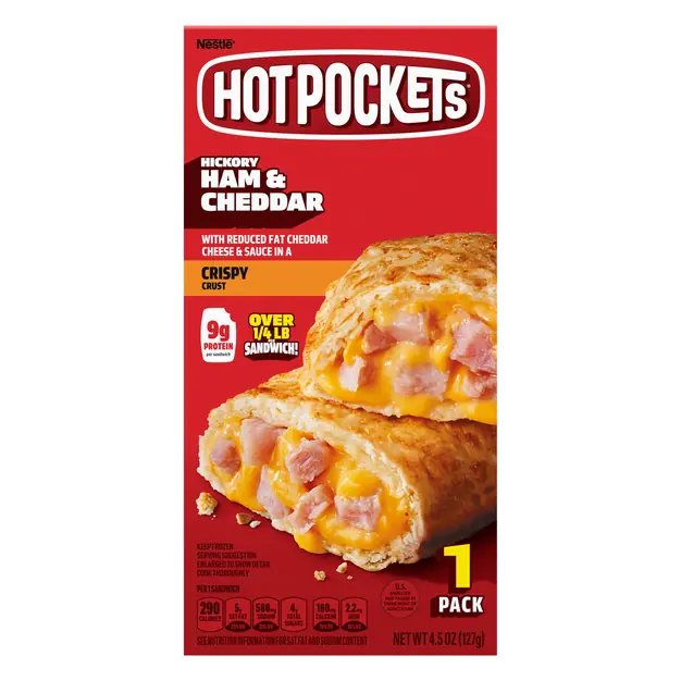 Hickory Ham & Cheddar Crispy Crust Sandwich Frozen